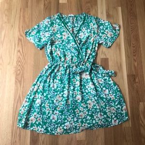 Sienna Sky Green Floral Dress